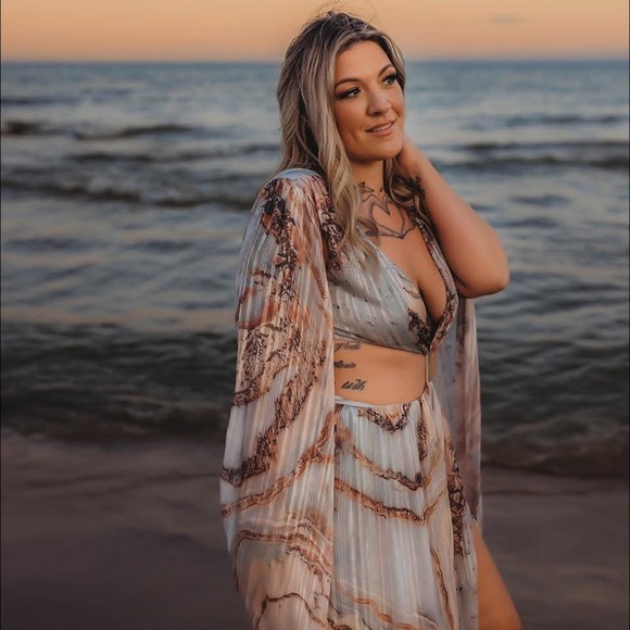 Fashion Nova Only Elegance Maxi Dress - Grey/combo Large - Picture 1 of 4